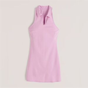 Abercrombie & Fitch Light Pink Halter Mini Dress